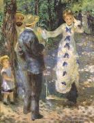 Pierre-Auguste Renoir The Swing (mk09) oil painting reproduction